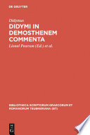 Didymi In Demosthenem commenta