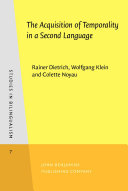 The acquisition of temporality in a second language