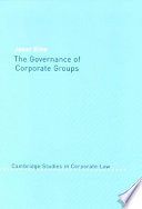The governance of corporate groups