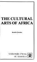 The cultural arts of Africa /