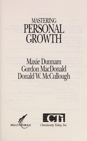 Mastering personal growth /