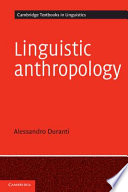 Linguistic anthropology