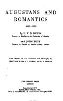 Augustans and romantics, 1689-1830.