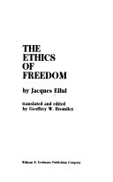 The ethics of freedom /