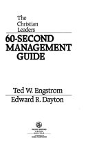 The Christian leader's 60-second management guide /