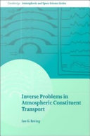 Inverse problems in atmospheric constituent transport