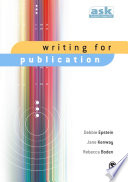 Writing for publication