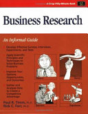 Business research an informal guide /