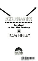 Ecclesiastes : survival in the 21st century /