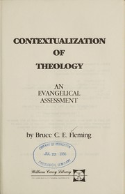 Contextualization : an evangelical assessment /
