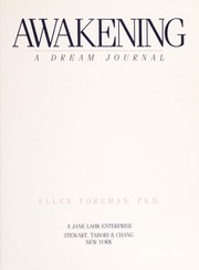 Awakening : a dream journal /