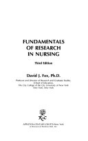 Fundamentals of Research in Nursing /