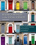 Research methods in the social sciences /
