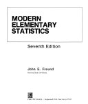 Modern elementary statistics /