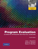 Program evaluation : alternative approaches and practical guidelines /