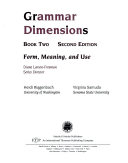 Grammar dimensions : form, meaning, and use /