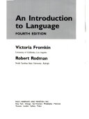 An introduction to language /