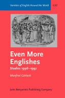 Even more Englishes studies, 1996-1997 /