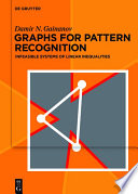 Graphs for pattern recognition : infeasible systems of linear inequalities /