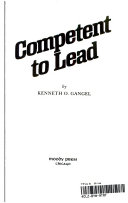 Competent to lead /