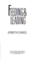 Feeding & leading /