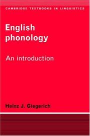 English phonology : an introduction /