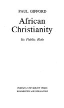 African christianity : its public role /
