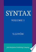 Syntax an introduction. /
