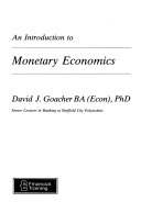 An introduction to monetary economics /