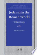 Judaism in the Roman world collected essays /