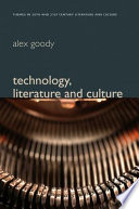 Technology, literature and culture /