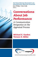 Conversations about job performance a communication perspective on the appraisal process /