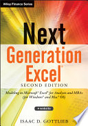 Next generation Excel modeling in Microsoft Excel for analysts and MBAs (for Windows and Mac OS) /