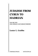 Judaism from Cyrus to Hadrian /