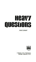 Heavy questions./