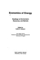 Economics of energy : readings on environment, resources, and markets /