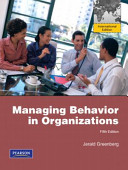 Managing behaviour in organizations /