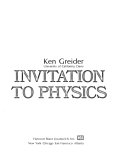 Invitation to physics.