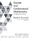 Discrete and combinatorial mathematics : an applied introduction /
