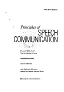 Principles of speech Communication /