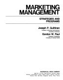 Marketing management : strategies and programs /