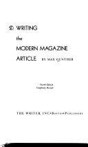 Writing the modern magazine article /