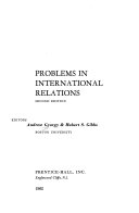 Problems in international relations. /