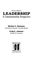 Leadership : a communication perspective /