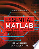 Essential MATLAB for engineers and scientists