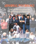Abnormal psychology : clinical perspectives on psychological disorders /
