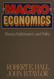 Macroeconomics : theory, performance, and policy /
