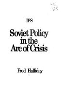 Soviet policy in the arc of crisis /