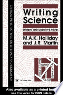 Writing science literacy and discursive power /
