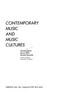 Contemporary music and music cultures /